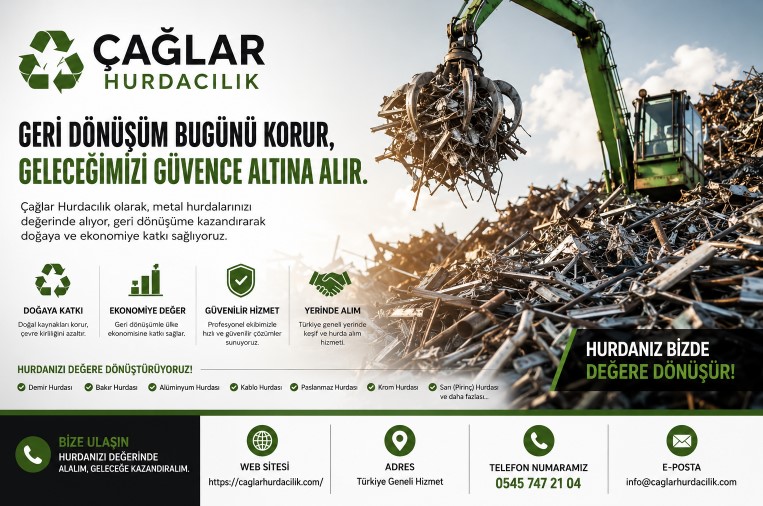 Endüstriyel Hurda Geri Dönüşümünde Çağlar Hurdacılık Farkı